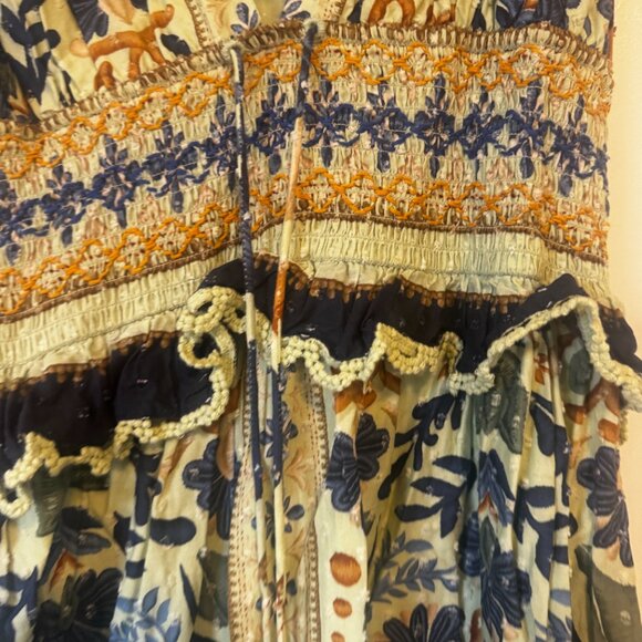 FARM Rio Ocean Tapestry Maxi Dress Size Small - Picture 15 of 16